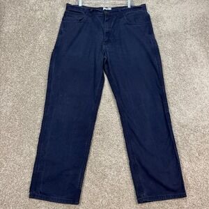 Tyndale FR Flame Resistant Work Pants Blue Carpenter Jeans Men 38x32 Made In USA